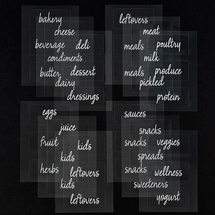 The Home Edit Kitchen & Fridge Labels | The Container Store