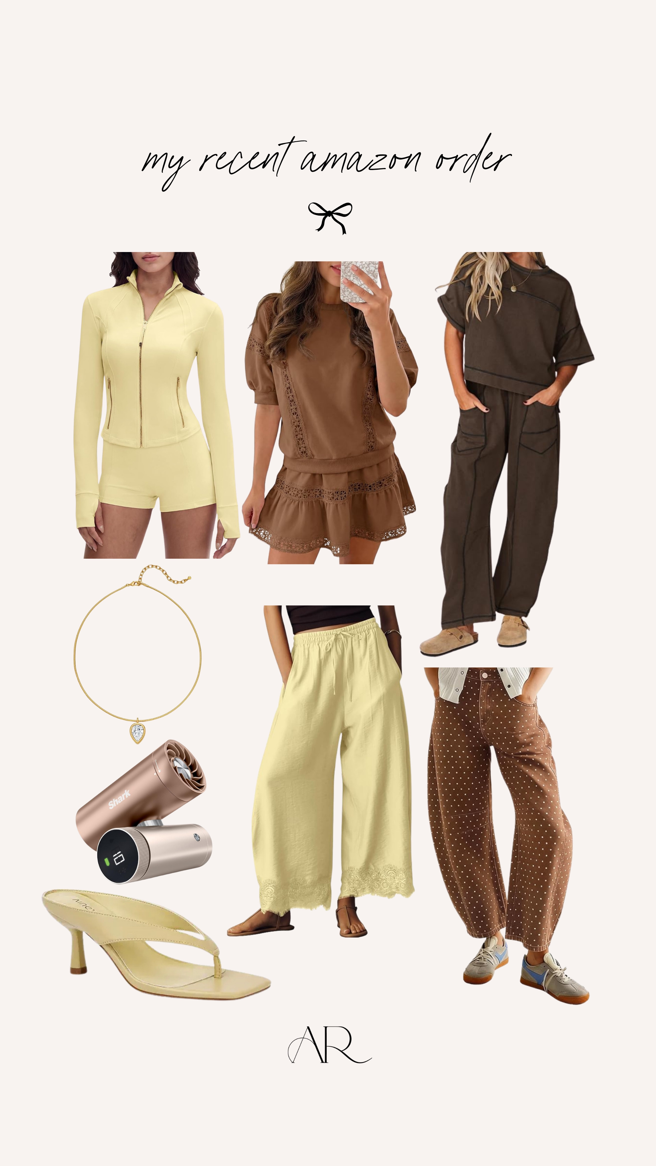 my recent amazon order! love everyhing butter yellow! 

 #LTKgrwm #LTKootd #LTKMidsize