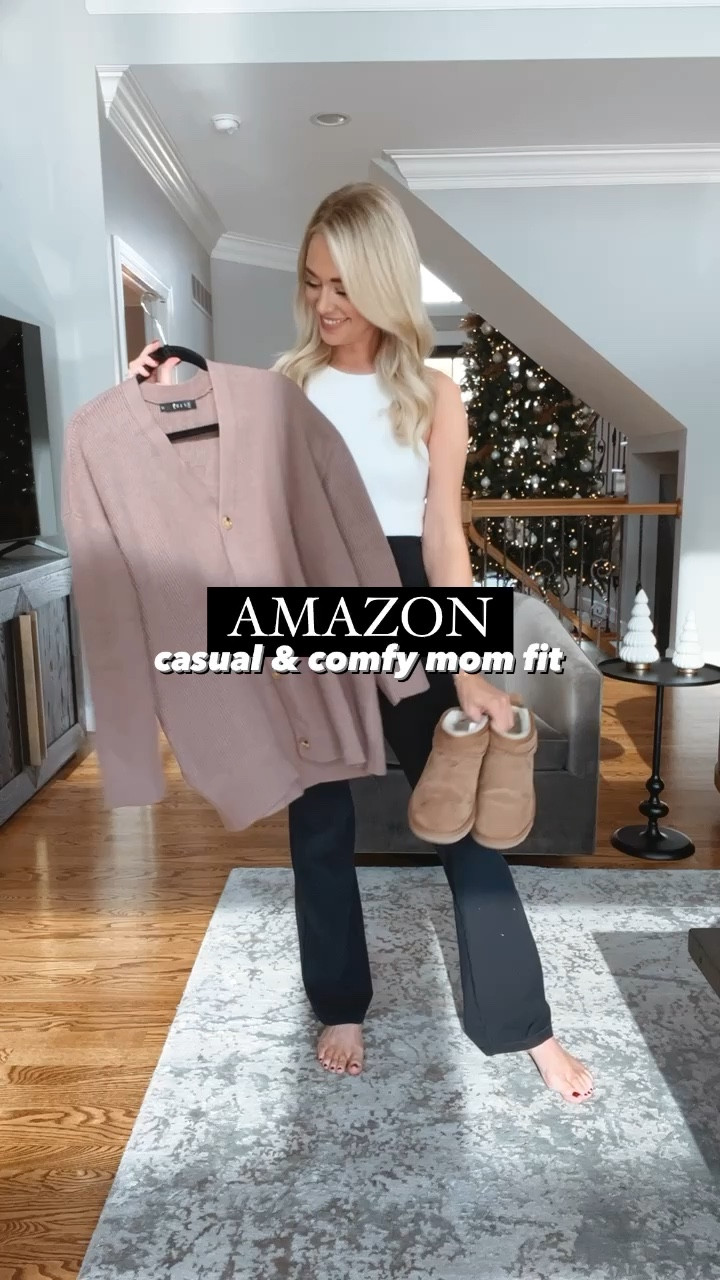 Amazon Casual Mom Fit // wearing a small in everything (everything fits true to size)

Casual outfits, flare leggings, Uggs, cardigan, Amazon sweaters, winter outfits, mom outfits 

#LTKstyletip #LTKfindsunder50 #LTKSeasonal