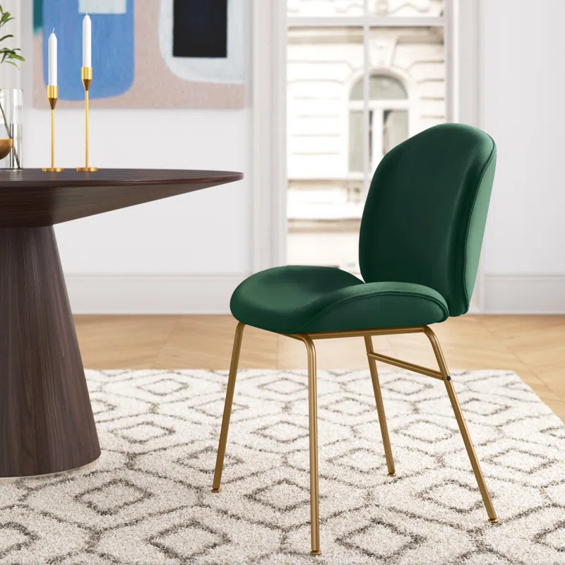Gleno Velvet Side Chair | Wayfair North America