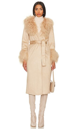 Gigi Coat in Caramel | Revolve Clothing (Global)