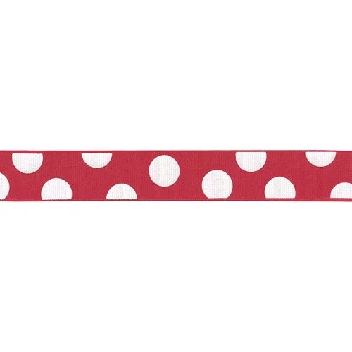 Offray Ribbon, Red with Polka Dot 7/8 inch Grosgrain Polyester Ribbon, 9 feet - Walmart.com | Walmart (US)