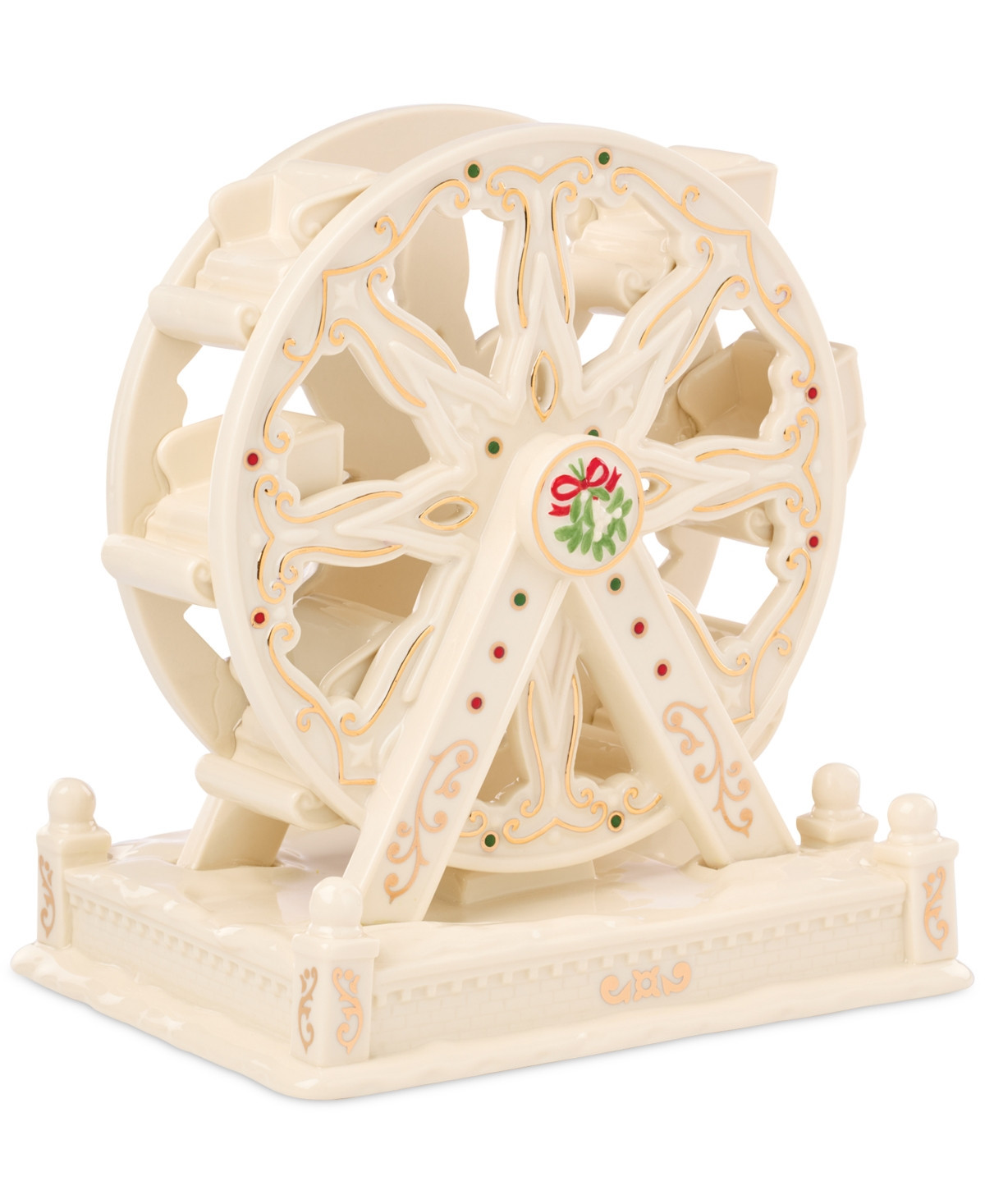 New For 2025! Lenox Mistletoe Park Ferris Wheel Figurine - Multi | Macy's