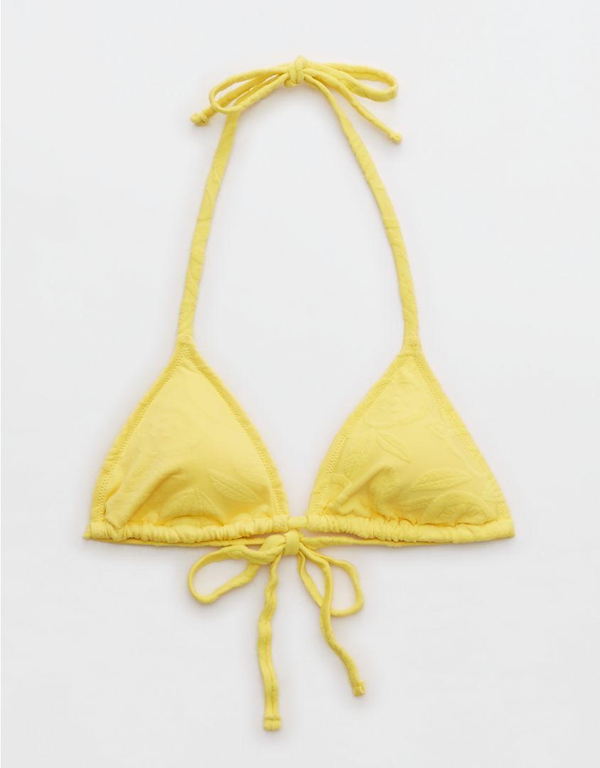 Aerie Terry String Triangle Bikini Top | American Eagle Outfitters (US & CA)