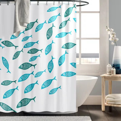 Eastbourne Coastal Single Shower Curtain | Wayfair North America