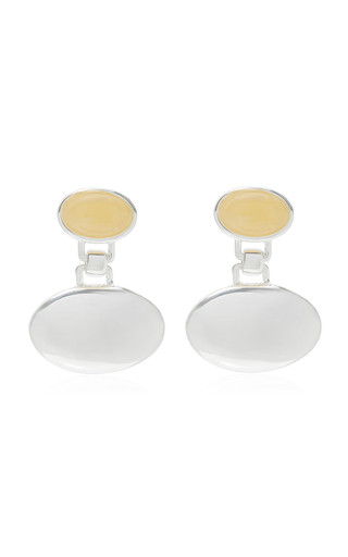 Reflection Sterling Silver Topaz Earring | Moda Operandi (Global)