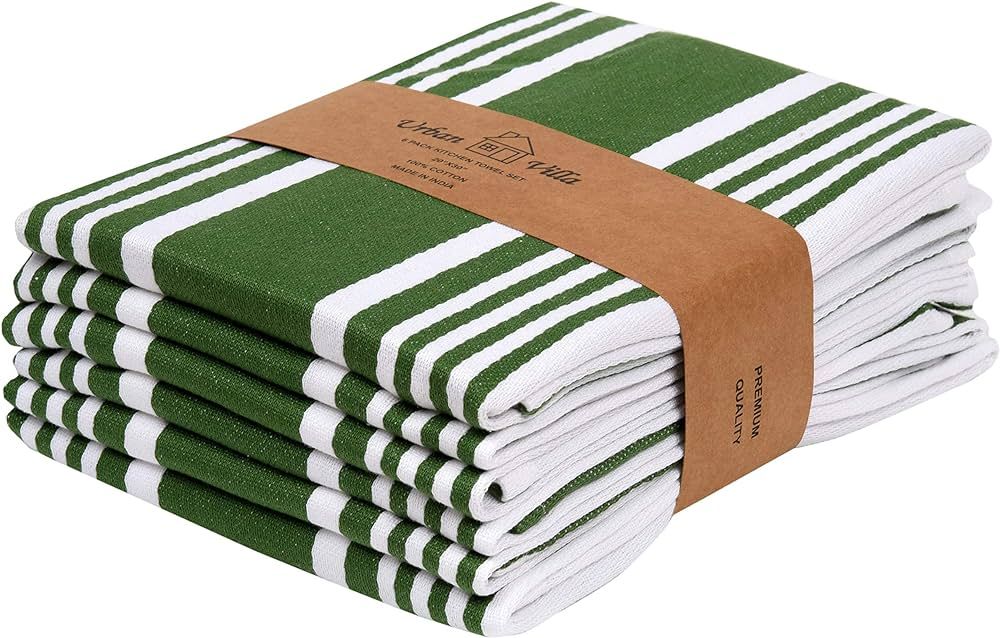 Urban Villa Christmas Kitchen Towels (20x30 Inches 6 Pack) Extra Large Premium Dish Towels for Ki... | Amazon (US)