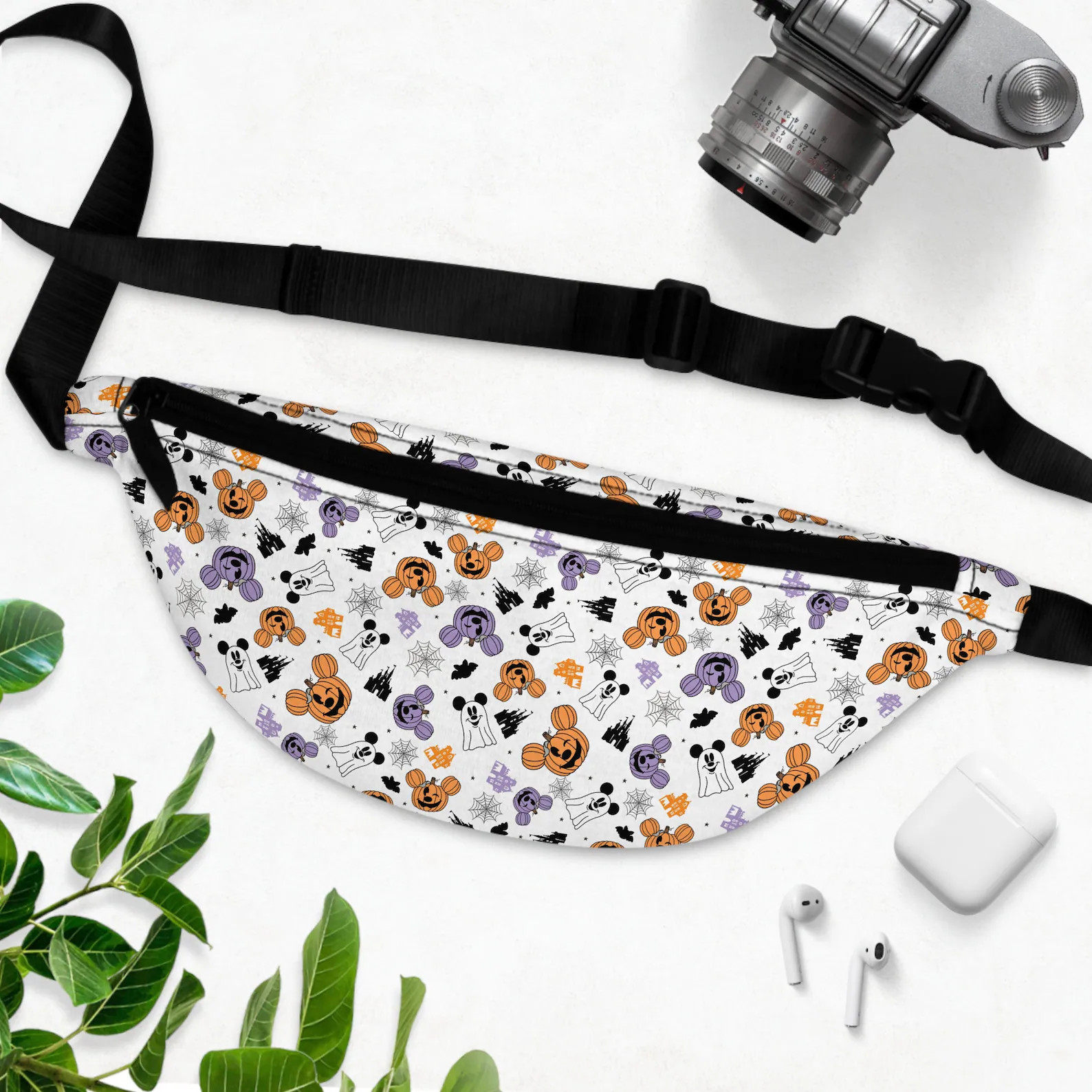 Halloween Disney Fanny Pack: Mickey Pumpkins Crossbody Bag | Etsy (Global)