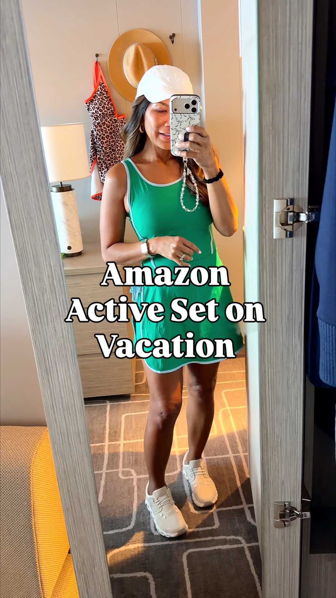 I’m 5’2” 118#ish for reference 
Amazon active set in small tts.
On cloud sneakers tts-color is Pearl White. 
Wore this set for breakfast then working out while on a cruise. Great for tennis, and pickleball. 
Cruise outfit, vacation outfit, gym outfit, Amazon finds, fall outfits,fashion over 40, over 50 style, midlife fashion, petite fashion,midlife fashion, affordable fashion, fashion over40 

#LTKPetite #LTKActive #LTKOver40