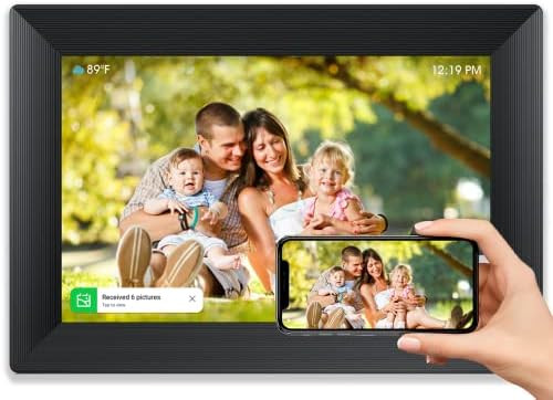 Digital Picture Frame, 10.1 Inch WiFi Digital Photo Frame IPS HD Touch Screen Smart Photo Frame w... | Amazon (US)