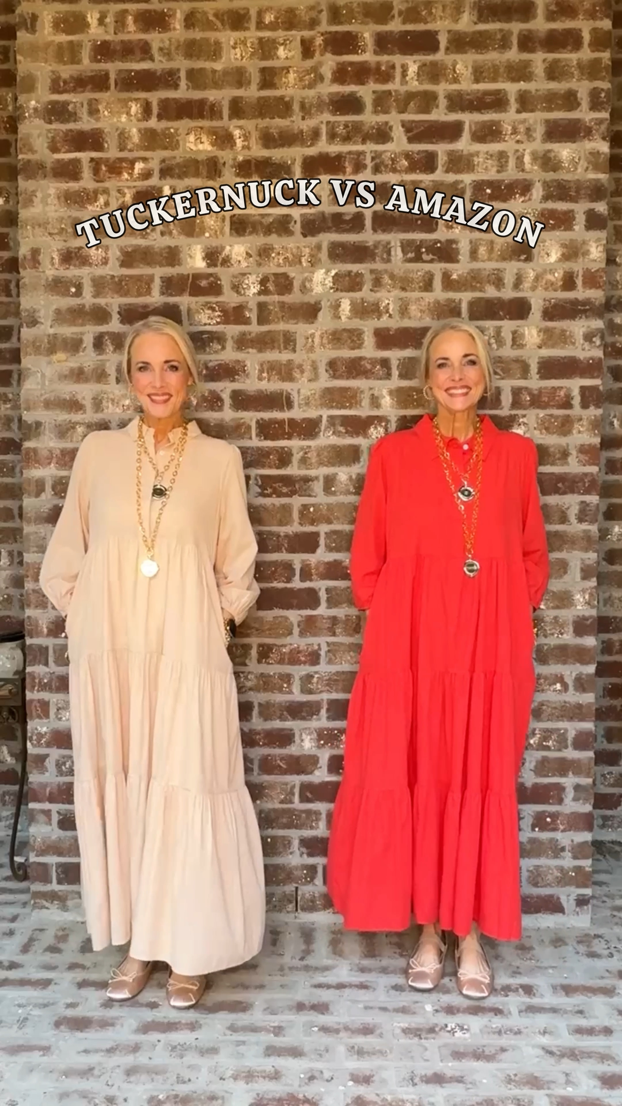 Ready for a style showdown? ✨ 

I’m putting two dresses to the test—one from Tuckernuck at $148 and an Amazon lookalike for just $47. They’re almost identical in design, but the price tags couldn’t be more different. Can you tell which one is the splurge? 

This reel is proof that you don’t need to spend big to look chic and elegant. Whether you love designer finds or budget-friendly fashion, there’s something for everyone. Let me know your guess in the comments, and see if you can spot the luxe look! 



#LTKVideo #LTKPlusSize #LTKOver40