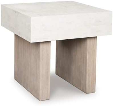 Signature Design by Ashley Jorlaina Modern End Table with Heat Resistant, Scratch Resistant and F... | Amazon (US)