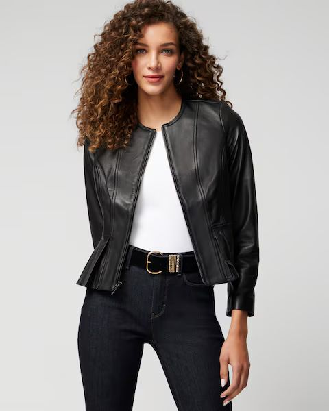 Leather Flirty Jacket | White House Black Market