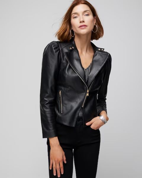 Leather Flirty Jacket | White House Black Market