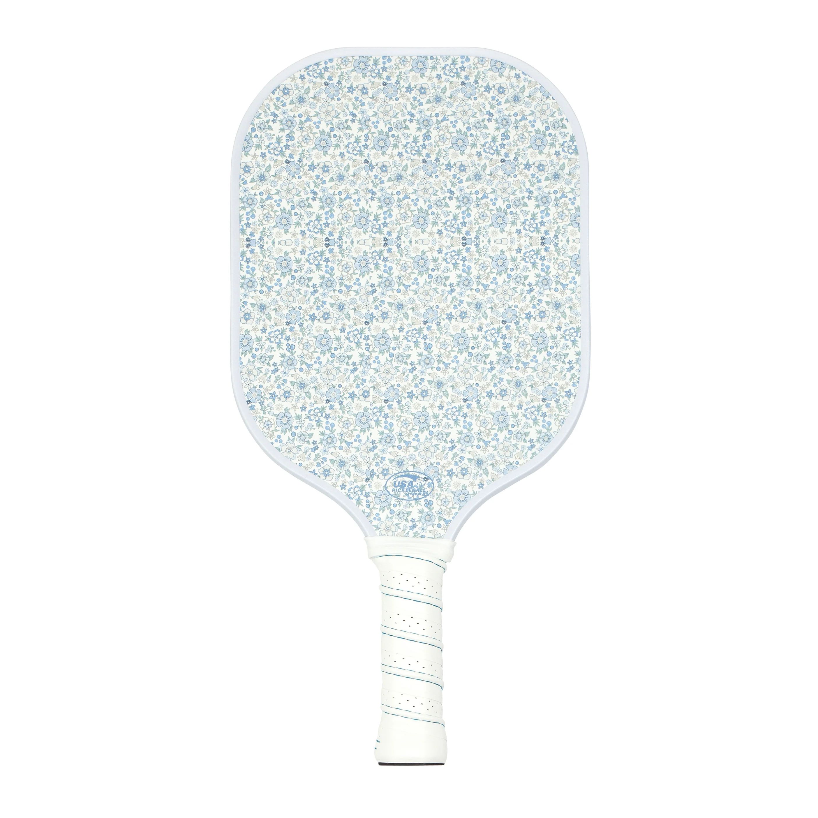 short court slate floral pickleball paddle | minnow