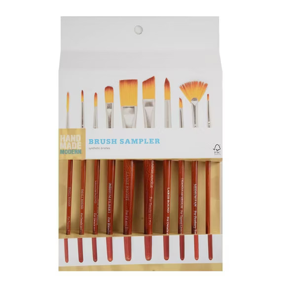10ct Brush Sampler Hand Made Modern® | Target