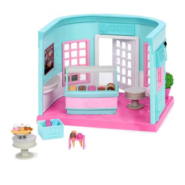 Li'l Woodzeez Scoops & Sprinkles Ice Cream Shop –  18pc Shop Playset | Target