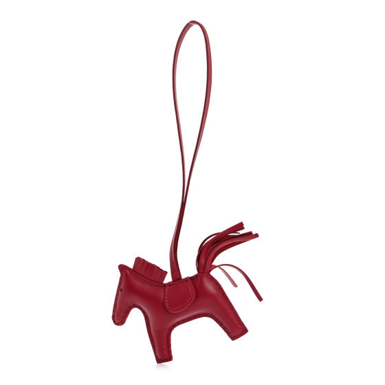 Milo Lambskin Grigri Rodeo Horse Bag Charm PM Rubis | FASHIONPHILE (US)