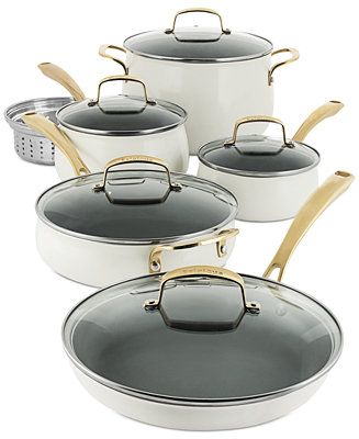 11-Pc. White Cookware Set, Created for Macy's | Macys (US)