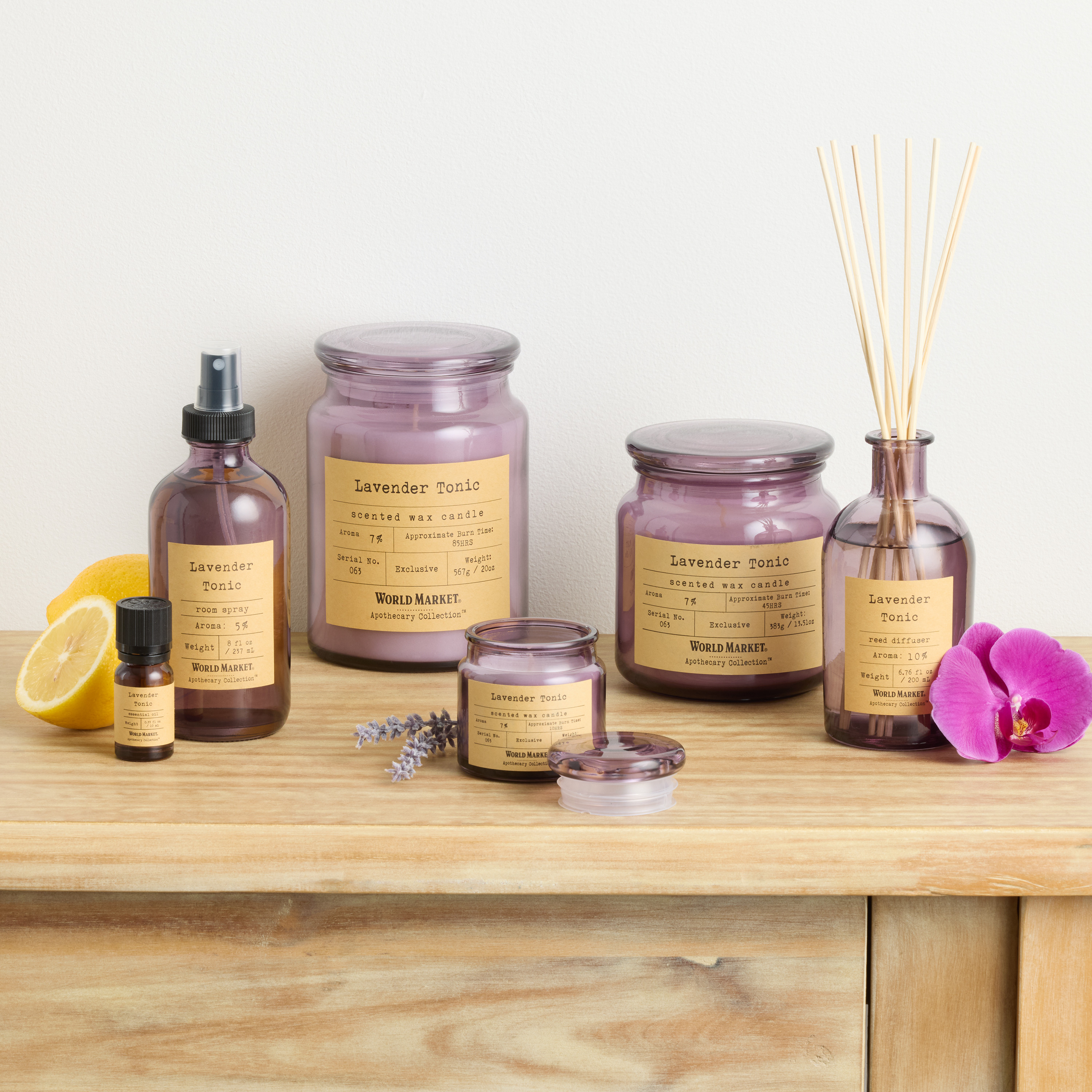 Apothecary Lavender Tonic Home Fragrance Collection | World Market