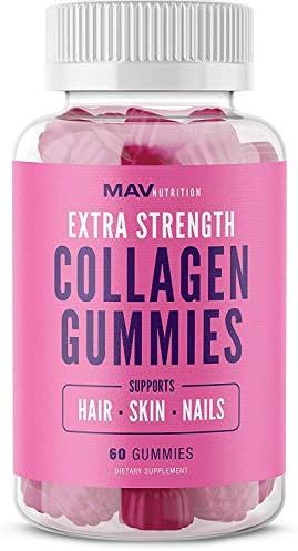 MAV Nutrition Collagen Hair Vitamins Gummy with Vitamin C & Zinc for Immune Support for Women & M... | Amazon (US)
