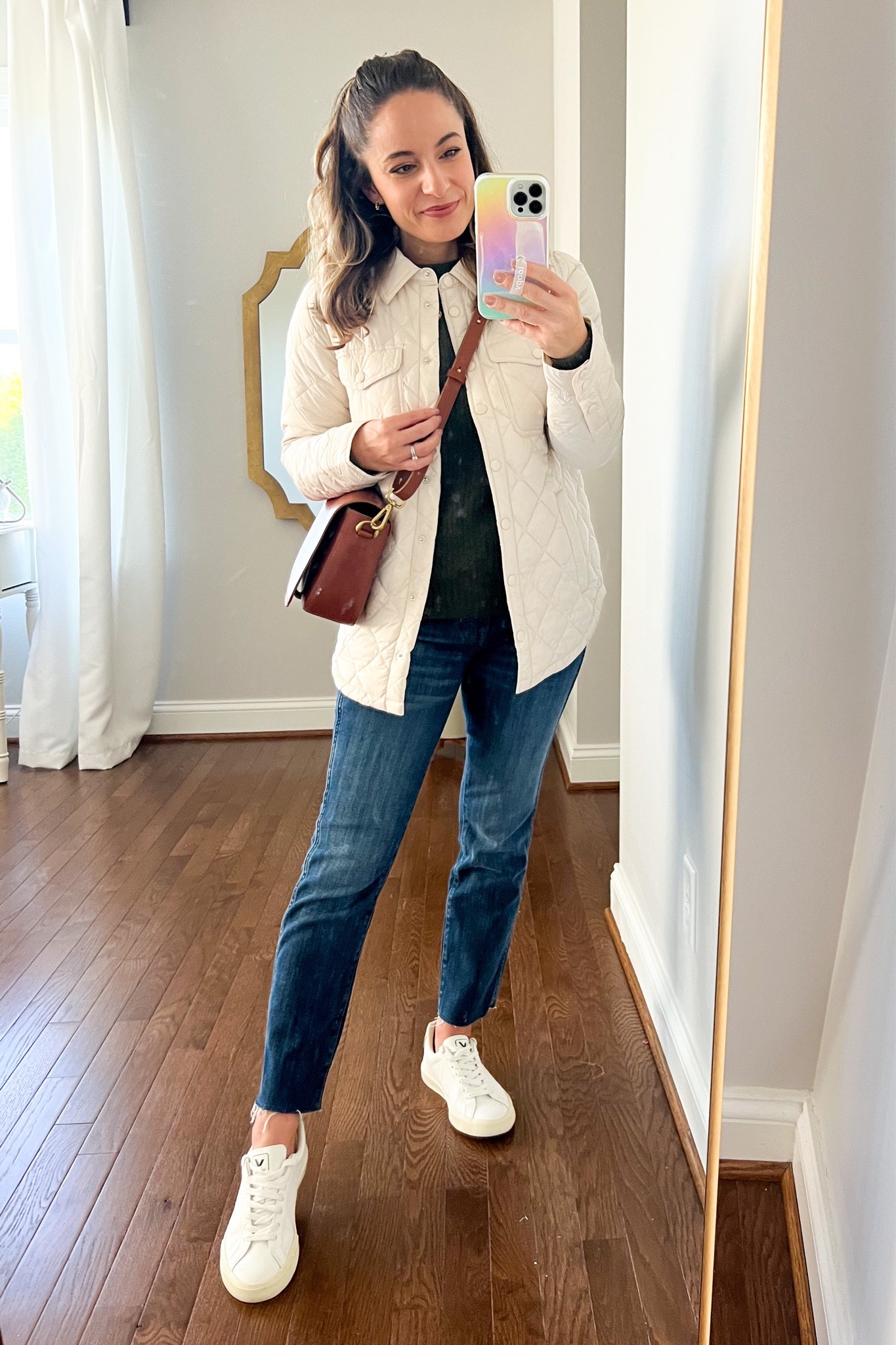 What I’m wearing today 

Sweater: xxs (a little on the itchy side, needs a top under it) linked another option as well
Puffer shirt jacket: xxs 
Jeans: petite 24 


#LTKSeasonal