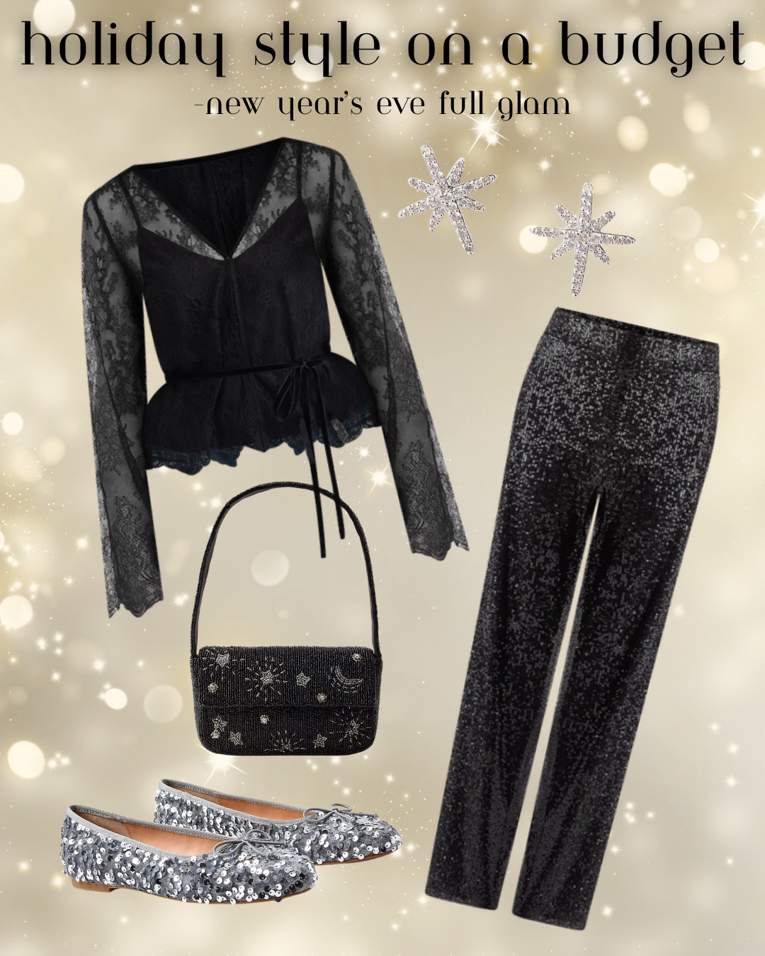 Loving this totally glam (but totally comfy!) holiday outfit, perfect for New Year's Eve!  

 #LTKHoliday #LTKSeasonal #LTKFindsUnder100