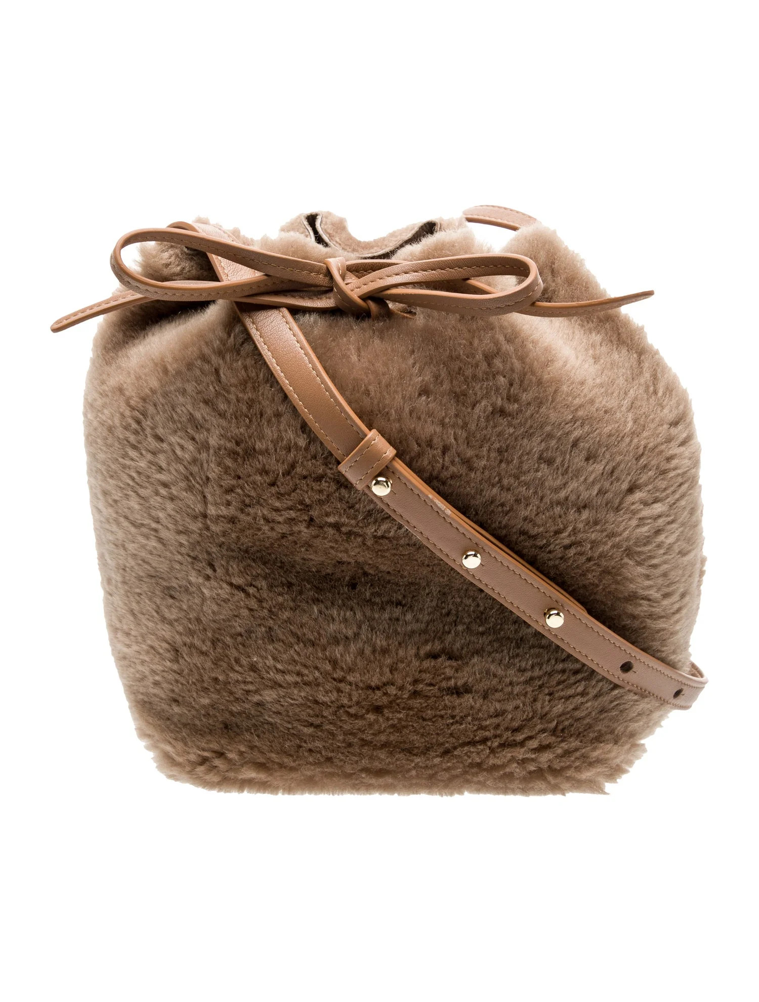 Shearling Bucket Bag | The RealReal