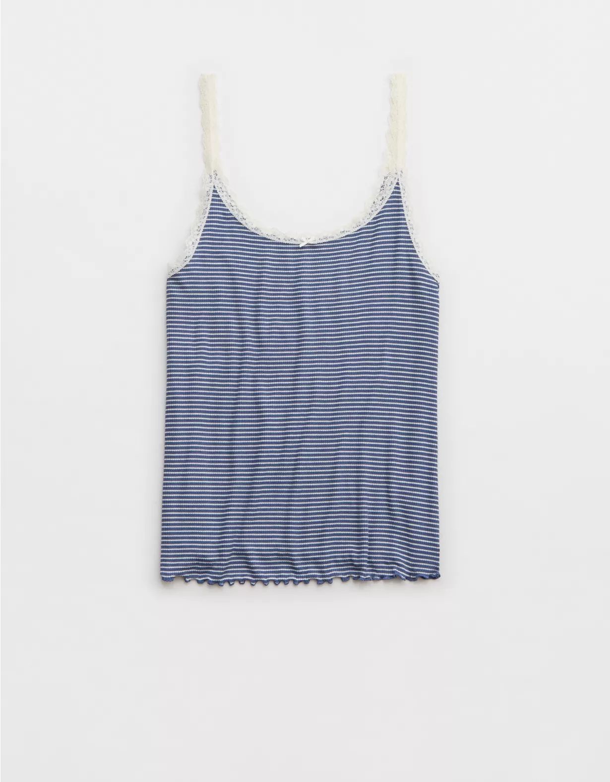 Aerie Real Soft® Lace Trim Tank | Aerie