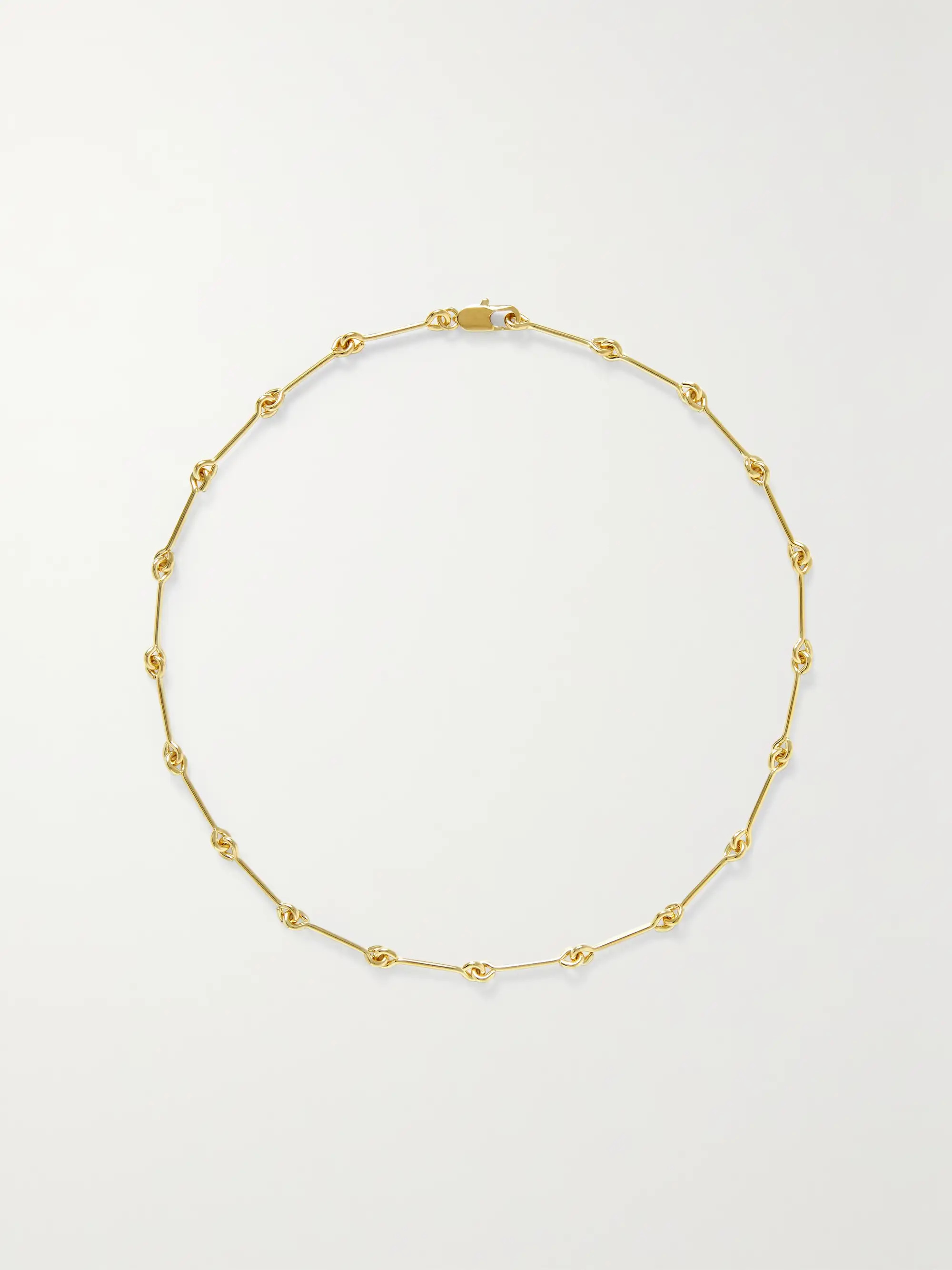 Gold Treccia gold-plated necklace | LAURA LOMBARDI | NET-A-PORTER | NET-A-PORTER (US)