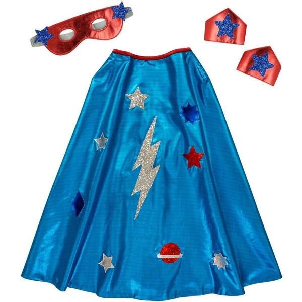 Blue Superhero Costume - Meri Meri Pretend Play, Play Tents & Vanities | Maisonette | Maisonette