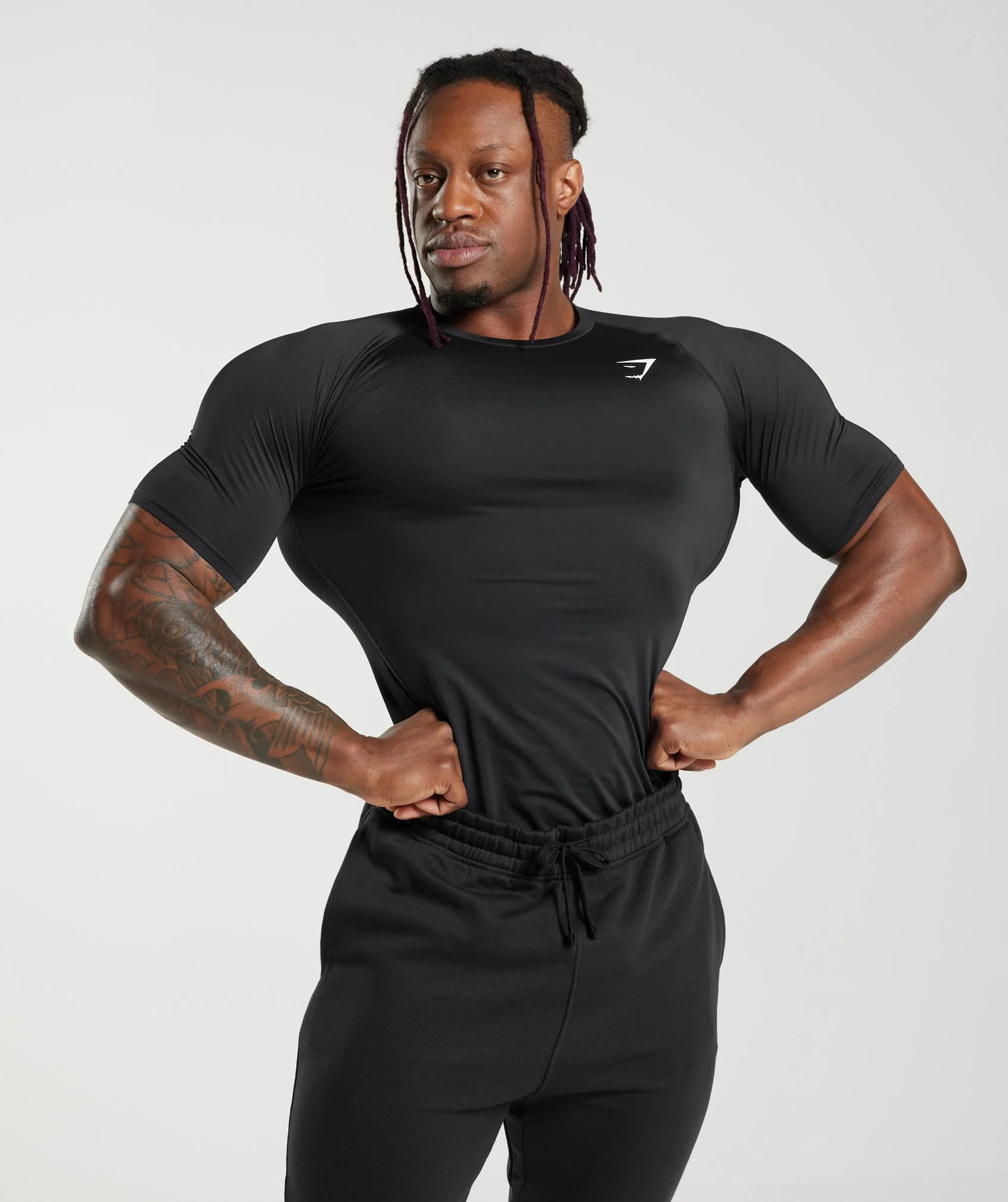 Gymshark Element Baselayer T-Shirt - Black | Gymshark (Global)