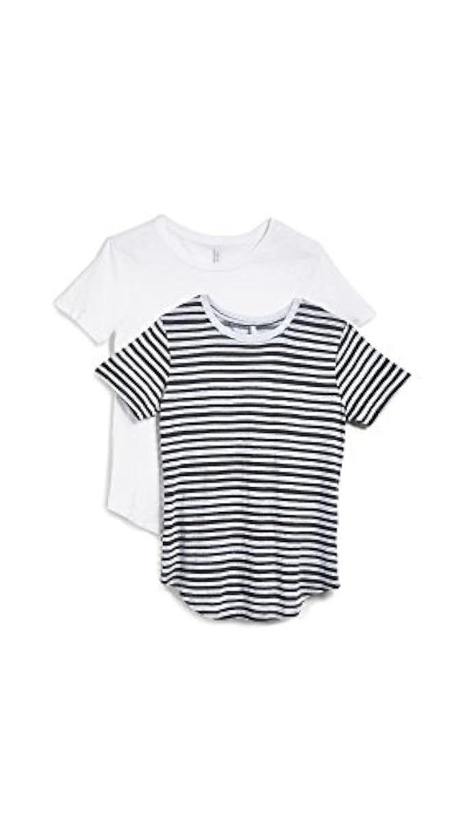Z SUPPLY Women's The Ultimate Stripe Tee 2 Pack | Amazon (US)