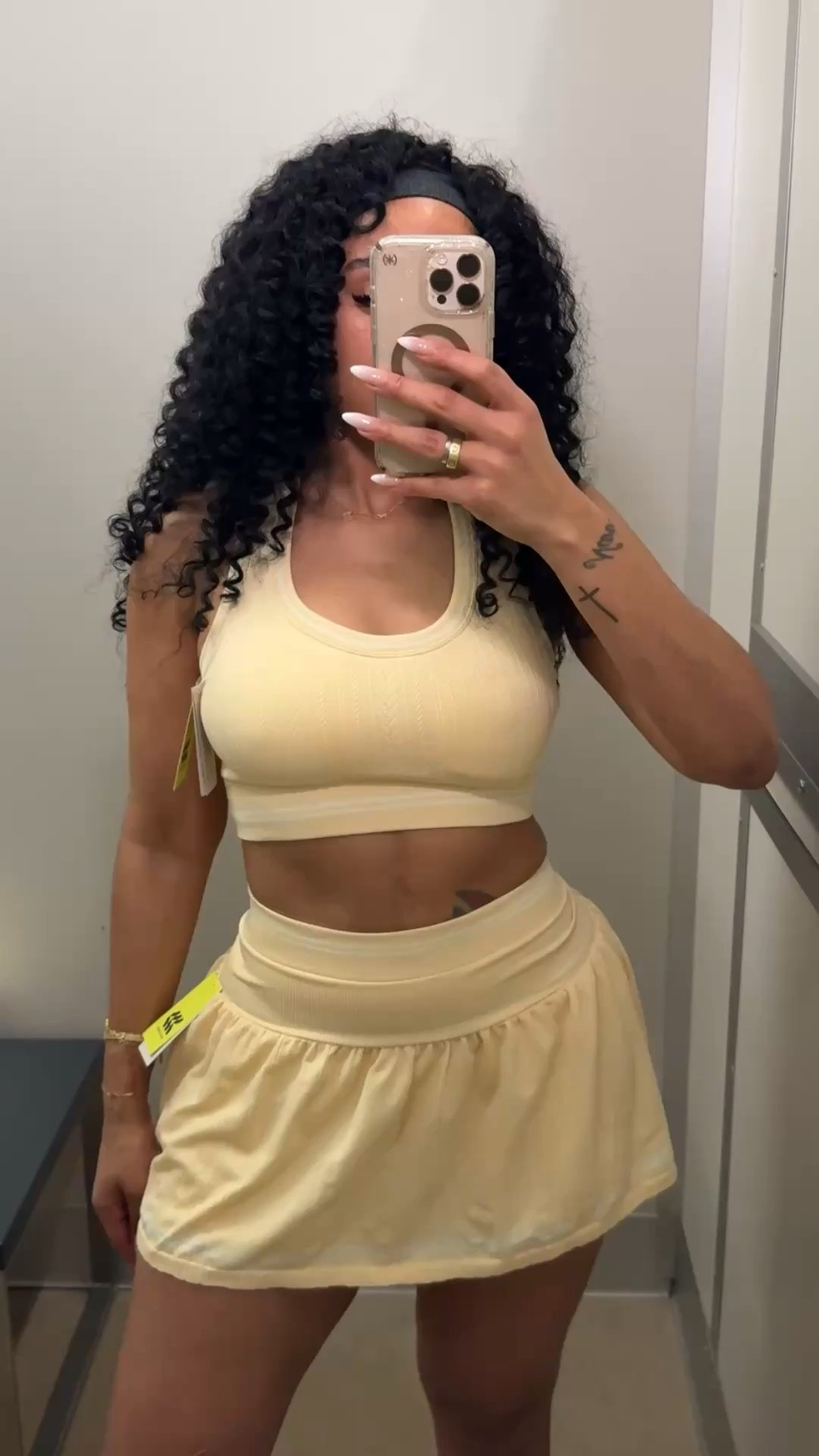 Butter yellow is for sure the color of spring. This skirt has shorts under and is tall girl friendly and under $50 

#LTKMidsize #LTKfitnessgoals #LTKActive
