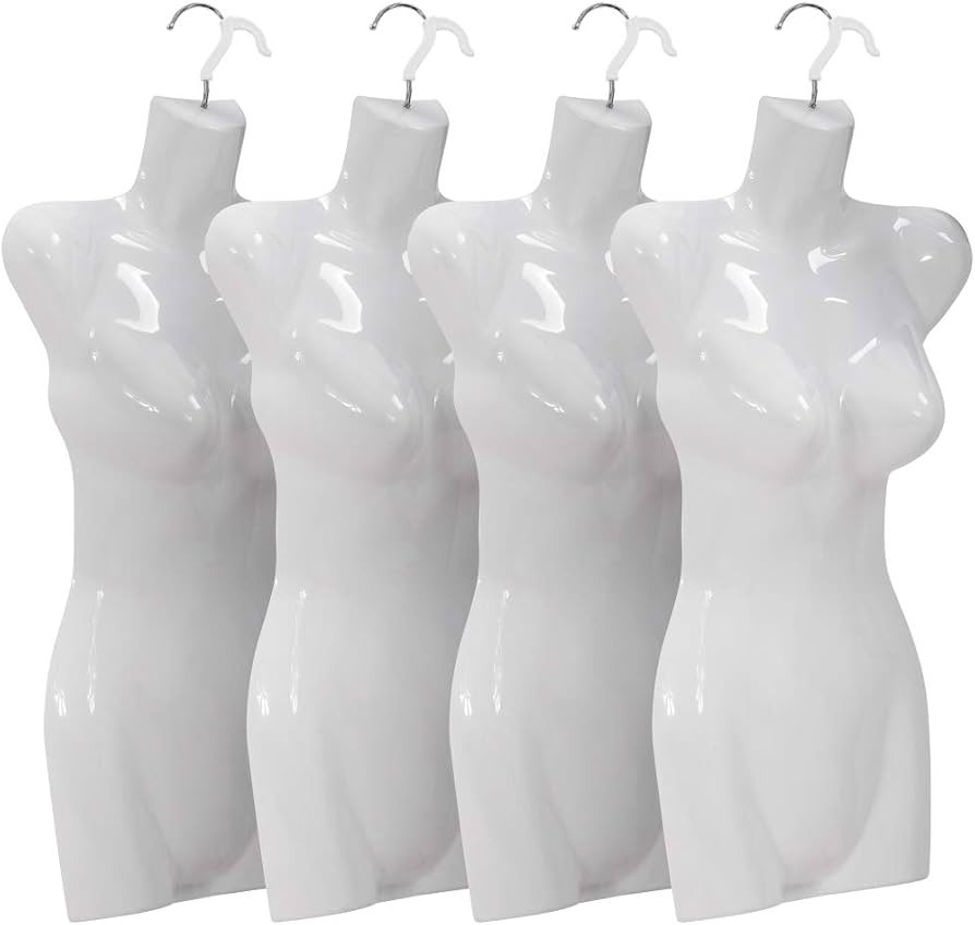 4PCS Female Male Mannequin Torso Dress Form Sewing Manikin 27 Inch 30 Inch Height Dress Model Man... | Amazon (US)