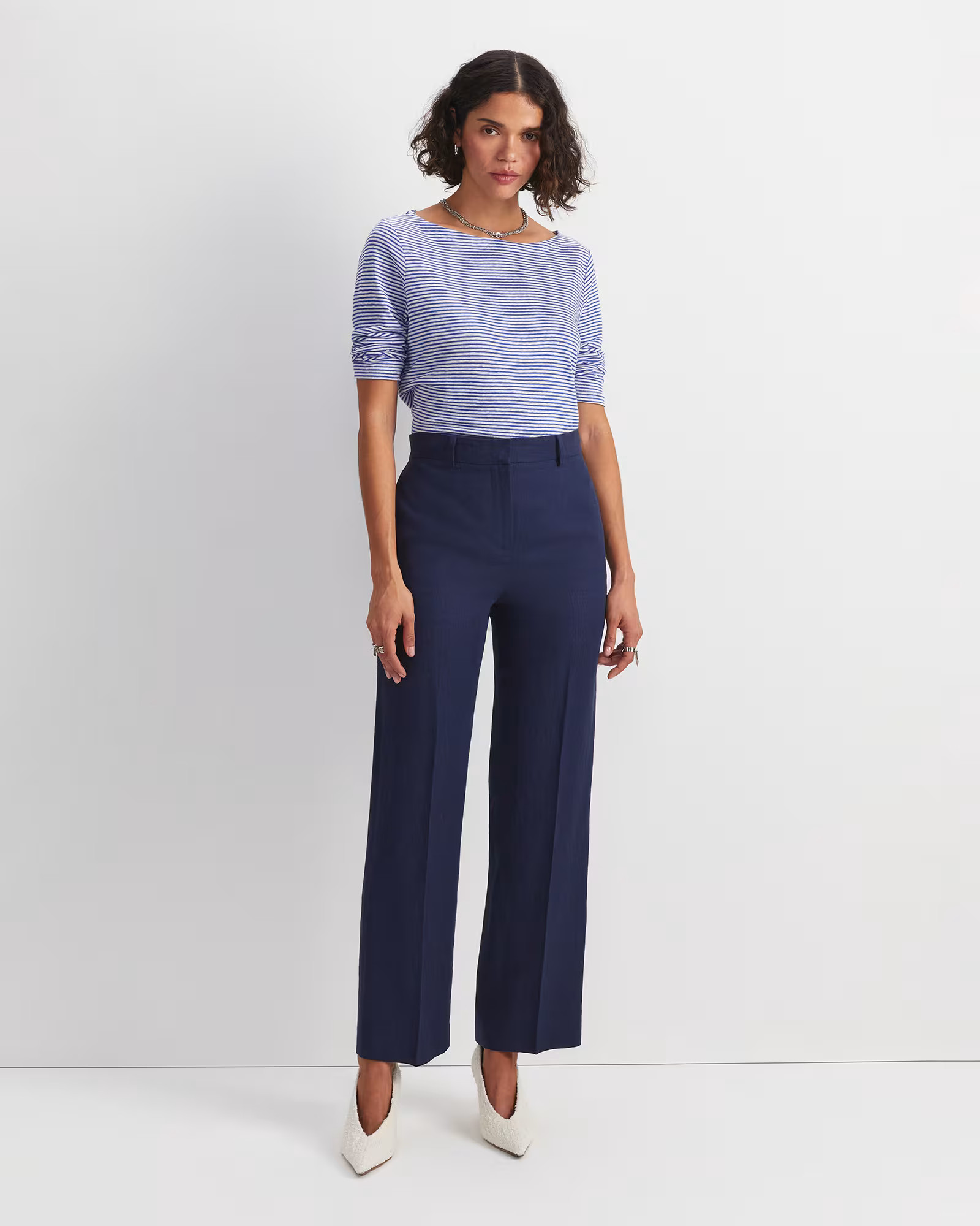 Freya Straight Linen Pant | Sportscraft (Australia)