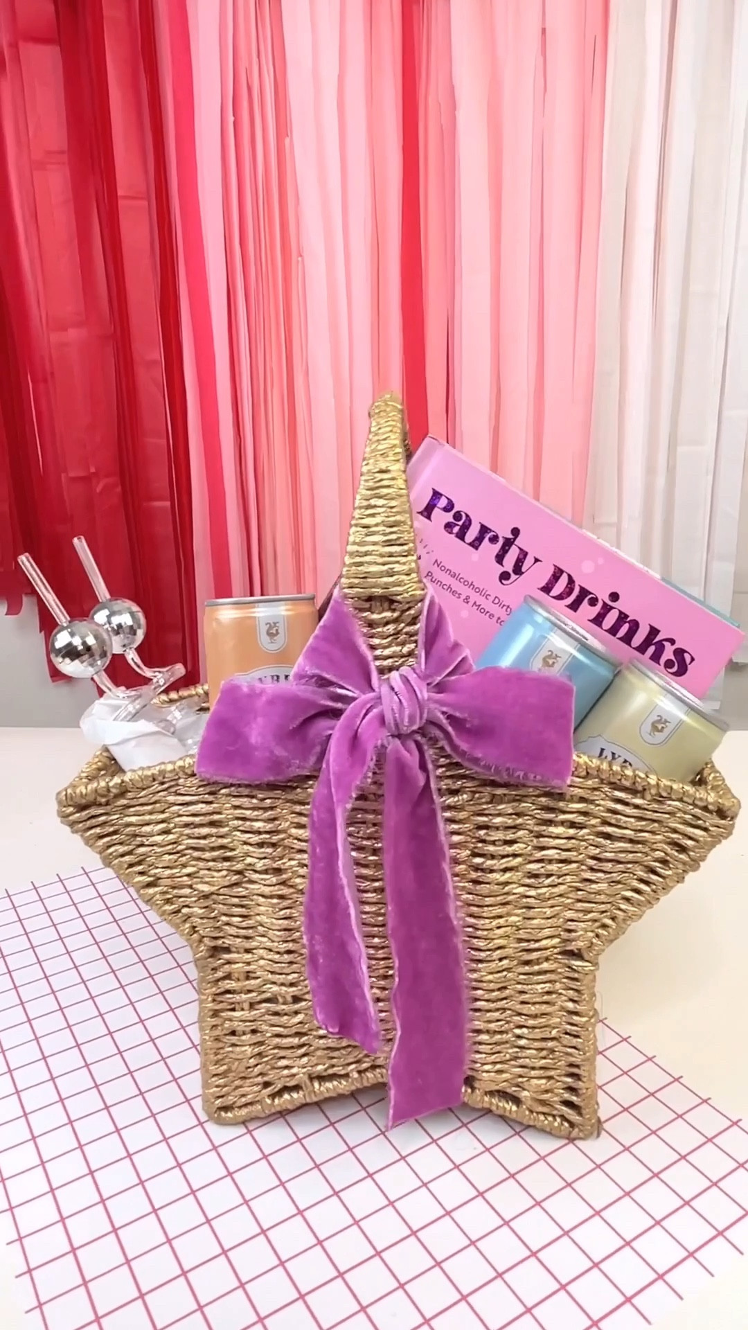 Hostess gift idea for the alcohol free hostess!  🎁 
Attending a holiday celebration & unsure of what to get your alcohol free host? Do you have alcohol free guests and you’re unsure what to serve?  LET ME HELP!
🥂🥂
This fabulous nonalcoholic party drink recipe book as well as my favorite @lyres beverages are a must for the holiday hostess! 
Serve up a treat for your guests OR Pop them in a fabulous basket with some party straws for a fabulous hostess gift! 
🎅🏻🎅🏻🎅🏻
➡️star basket from world market, not available in LTK
🥂🥂🥂
#alcoholfreegift #holidaygiftideas #hostessgiftideas

#LTKHoliday #LTKGiftGuide #LTKparties
