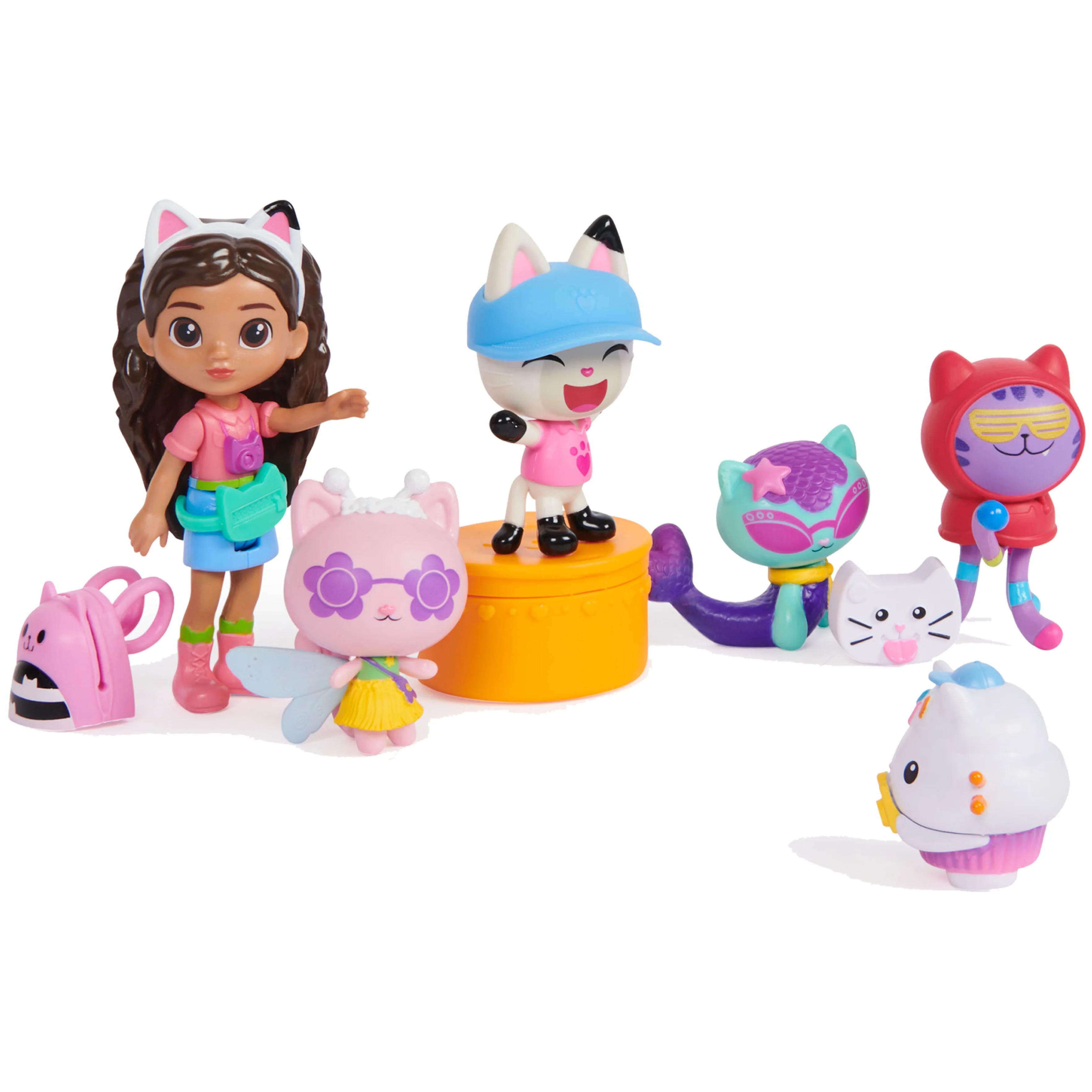 Gabby’s Dollhouse, Travelers Figure Gift Set with a Gabby Doll and 5 Cat Toy Figures | Walmart (US)