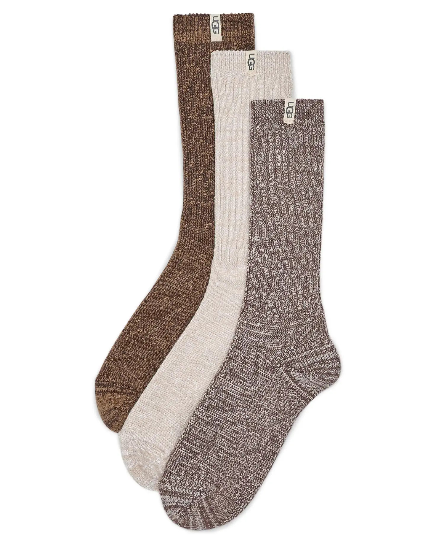 Women's UGG Rib Knit Slouchy Crew 3 Pack | Zappos.com