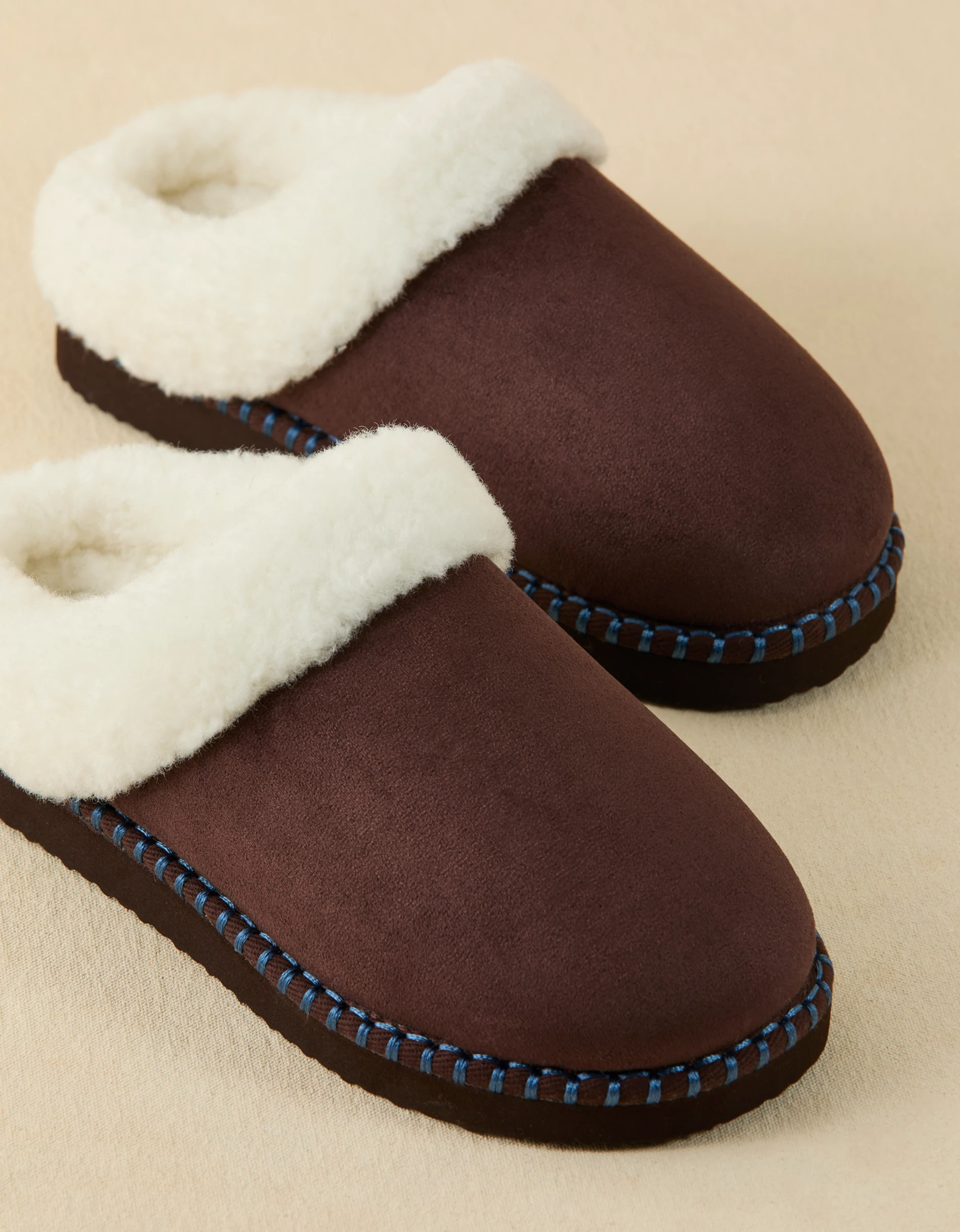 AE Heritage Faux Suede Slippers | American Eagle Outfitters (US & CA)