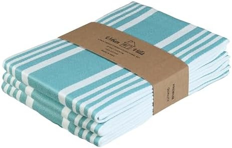 Urban Villa Kitchen Towels 100% Cotton Pack of 3, Highly Absorbent Quick Drying Super Soft Premiu... | Amazon (US)