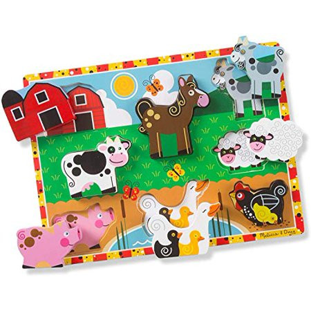 Melissa & Doug Farm Chunky Puzzle | Walmart (US)