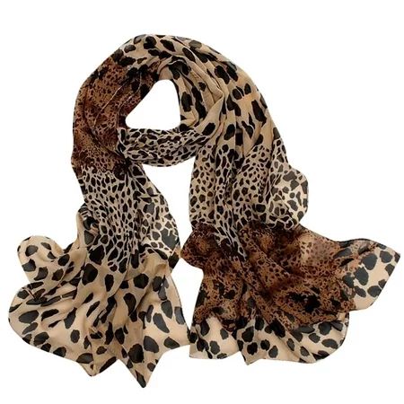 Toyfunny Women s Leopard Print Little Silk Scarf Hair Tie Band Neckerchief Multi-Purpose | Walmart (US)