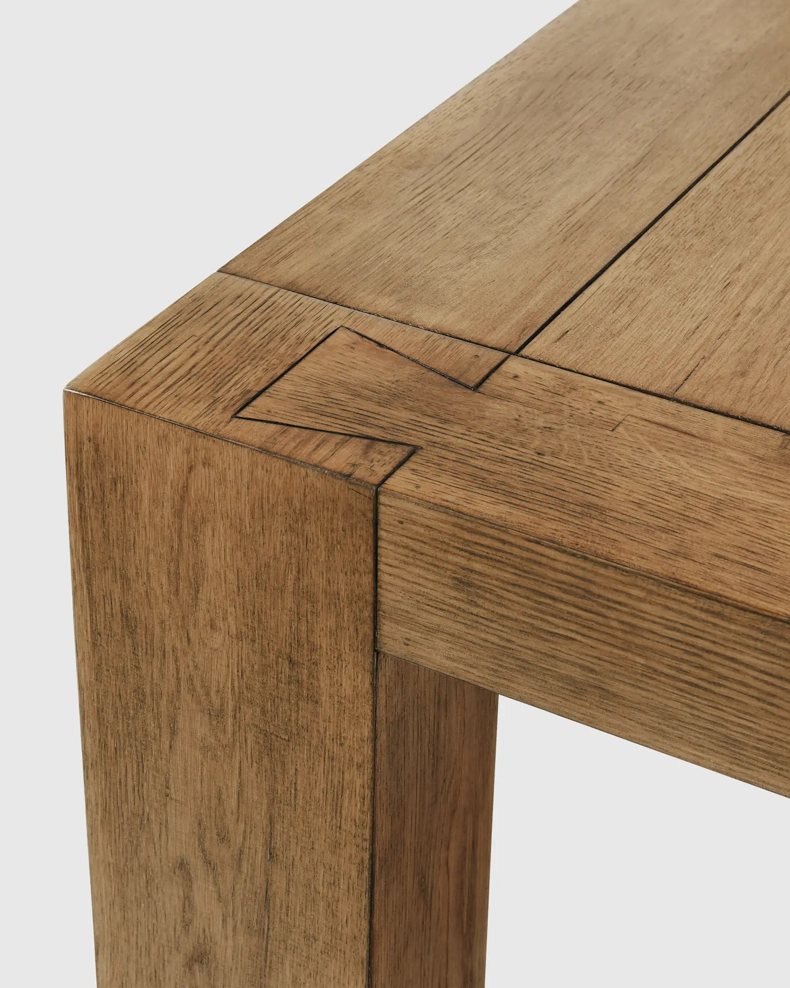 Reclaimed Oak Parsons Dining Table | Quince