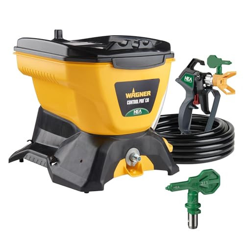 Wagner Spraytech 2467899 Control Pro 130 Power Tank Paint Sprayer Kit, High Efficiency Airless with Low Overspray, Including 515 & 311 Tips for Large Projects | Amazon (US)