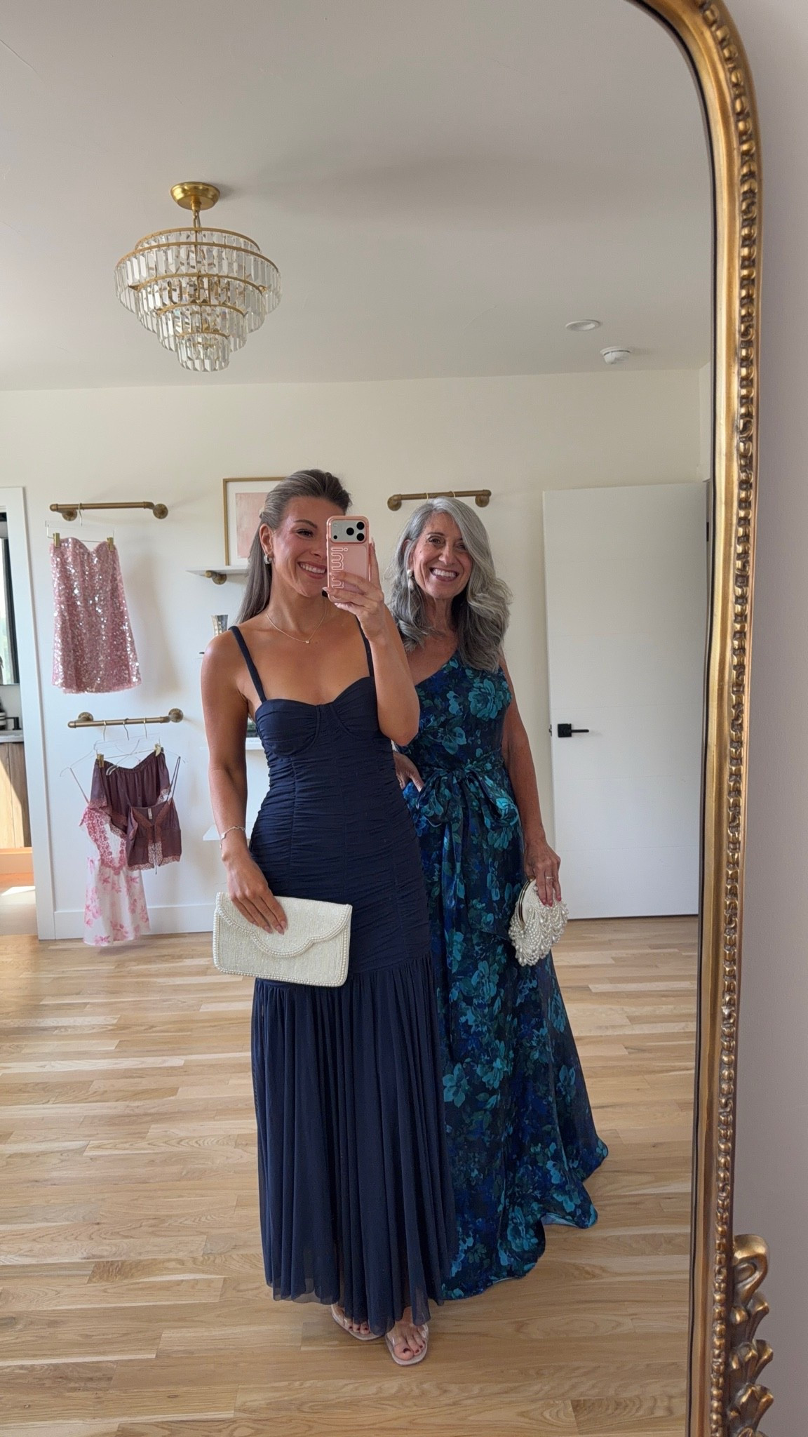 mom & me navy ruched bustier maxi, teal and blue floral one-shoulder maxi with a fitted bodice, tie waist detail wedding guest dresses 💍

i'm 5'4" and typically wear a small/2
mom is 5'4" and typically wears a medium/6

electric picks: emerson20 
lulus: emerson20 (first purchase only)

mom & me dresses, wedding guest dresses, mother of the bride, mother of the groom, wedding guest outfit ideas, black tie, cocktail attire

#LTKSeasonal #LTKootd #LTKWedding