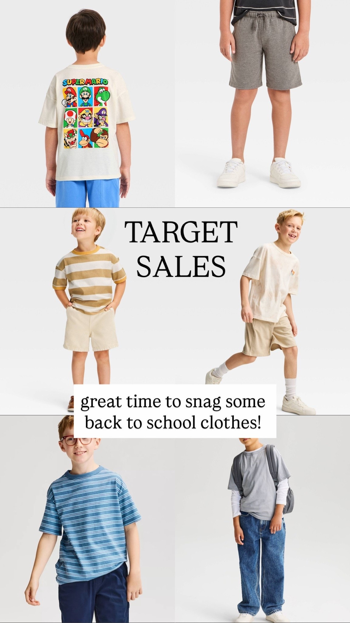 So many sales at Target right now! Linking a bunch of boys and toddler clothes we grabbed for back to school!

#LTKKids