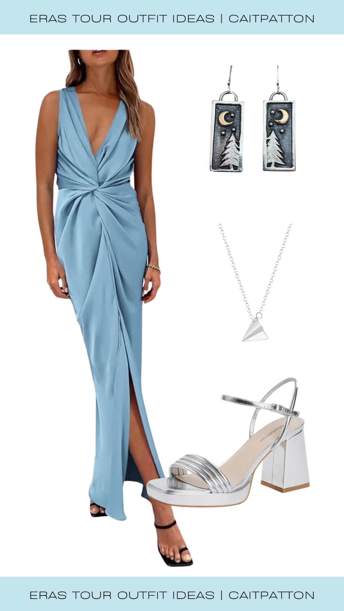 Out of the woods music video inspired outfit idea for the eras tour! Out of the woods dress, out of the woods outfit, out of the woods necklace, paper airplane necklace, chunky heels, blue dress, 1989 outfit ideas, eras tour outfit ideas, 1989 eras outfit ideas, 1989 eras tour outfit ideas, 1989 outfits, 1989 eras outfits, 1989 era, 1989 eras tour, Taylor swift outfit, Taylor swift 1989 outfit, 1989 outfit, amazon 1989 outfit, eras tour outfit ideas, eras tour outfits, Taylor swift eras tour, Taylor swift eras tour outfit, Taylor swift eras tour outfits, Taylor swift eras tour outfit idea 

#LTKFindsUnder100 #LTKShoeCrush #LTKFindsUnder50