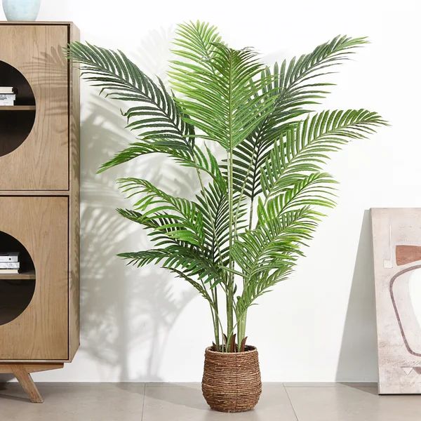 Adcock Artificial Palm Tree in Pot | Wayfair North America