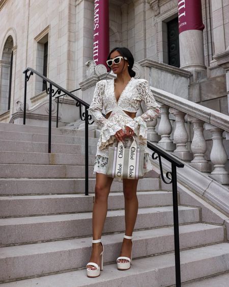This week’s best seller on #miamiamine
White summer dress
White platform schutz heels run TTS
Chloe small woody tote - take 15% off with code FIRST15

#LTKsalealert #LTKitbag #LTKstyletip